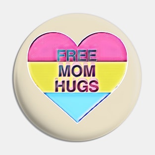 Free Mom Hugs Pin