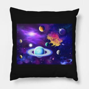 Nebulous Planets Pillow