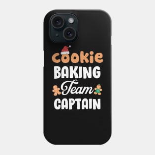 Cookie Baking Team Captain Funny Gingerbread Cookies Christmas Gift Phone Case