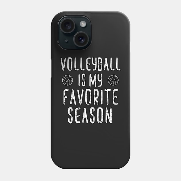 volleyball is my favorite season Phone Case by yellowpinko