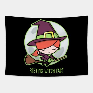 Resting witch face Tapestry