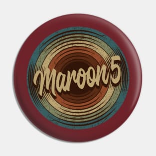 Maroon 5 Vintage Vinyl Pin