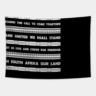 South Africa national anthem Tapestry