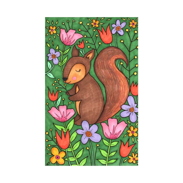 Spring Squirrel by RuthMCreative