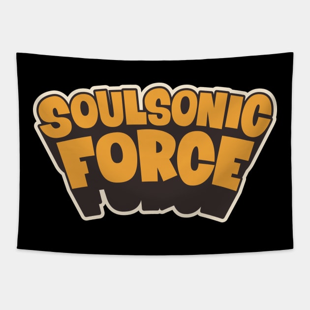 Soulsonic Force Legacy - Old School Hip Hop Groove Tapestry by Boogosh