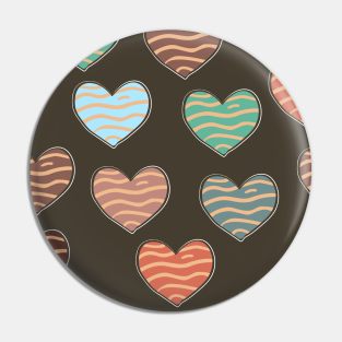 Heart Pattern Pin