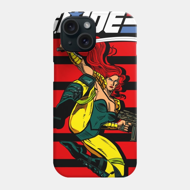 Scarlett Ninja Force Phone Case by MikeBock