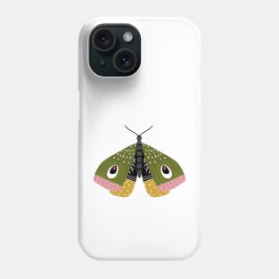 Colorful Moth Phone Case