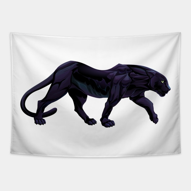 Black Panther Tapestry by Mako Design 