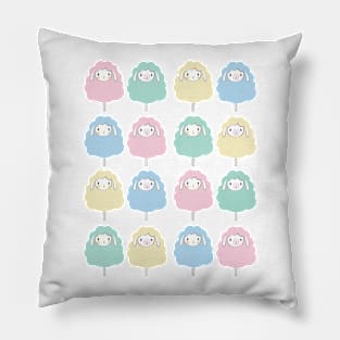 Sheep Illustration Pattern Pillow