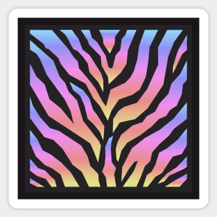 Rainbow Zebra - Ode to Fruit Stripes Tapestry