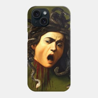 Medusa Head by Caravaggio Painting Carvaggio, museum, Meduza, Carvagio Phone Case