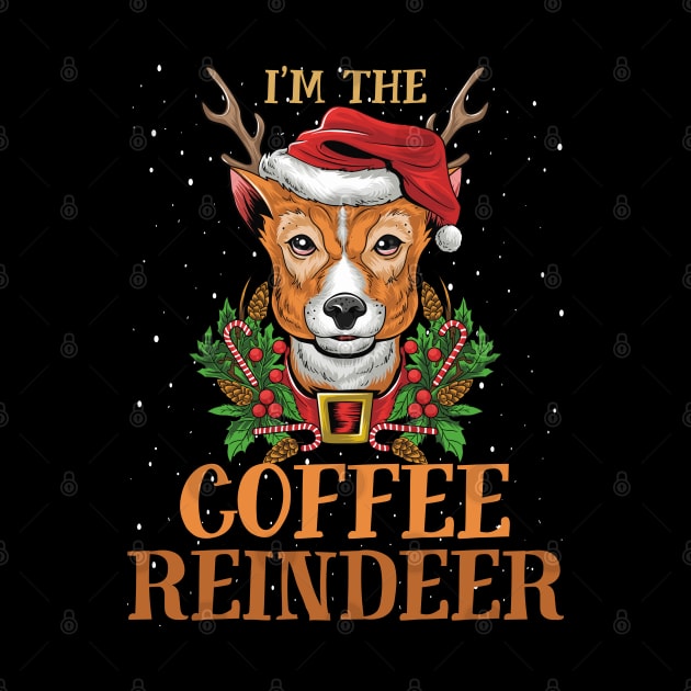 Im The Coffee Reindeer Christmas Funny Pajamas Funny Christmas Gift by intelus