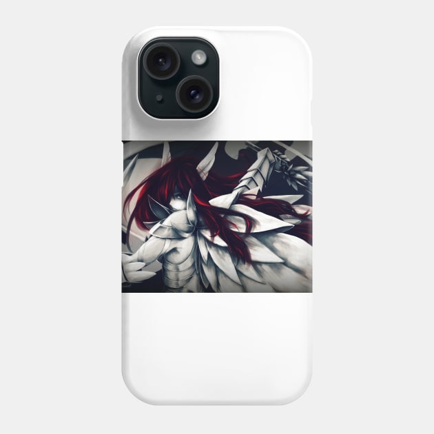 Powerful Mage Erza Phone Case by HeatherTwn