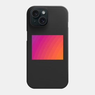 Purple - Hot Pink - Orange Color Gradient Phone Case