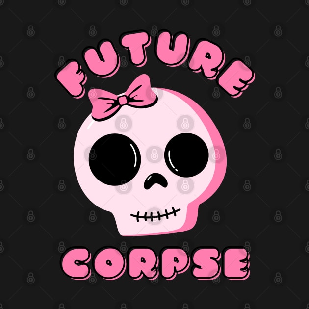 Future Corpse With Cute Pink Bow by TJWDraws