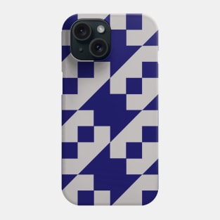 Navy Blue Northern Lights Patchwork Pattern Phone Case