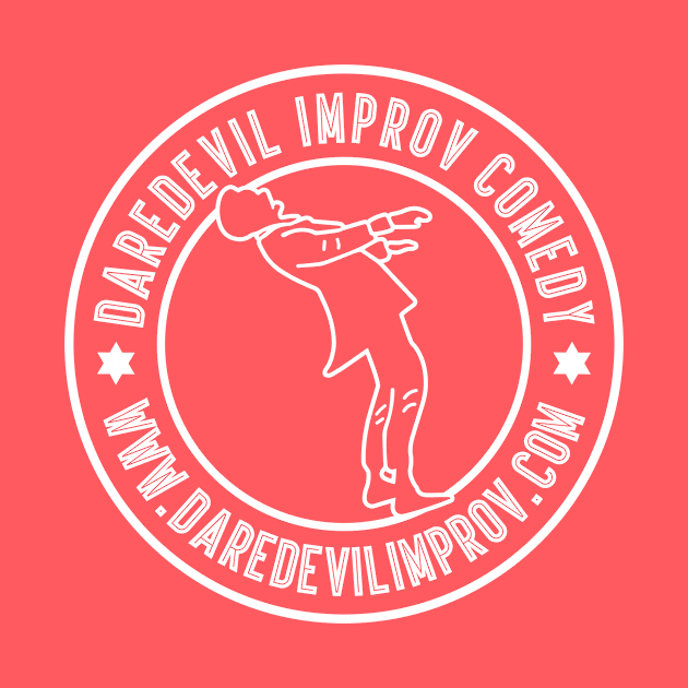 DareDevil Logo White by DareDevil Improv