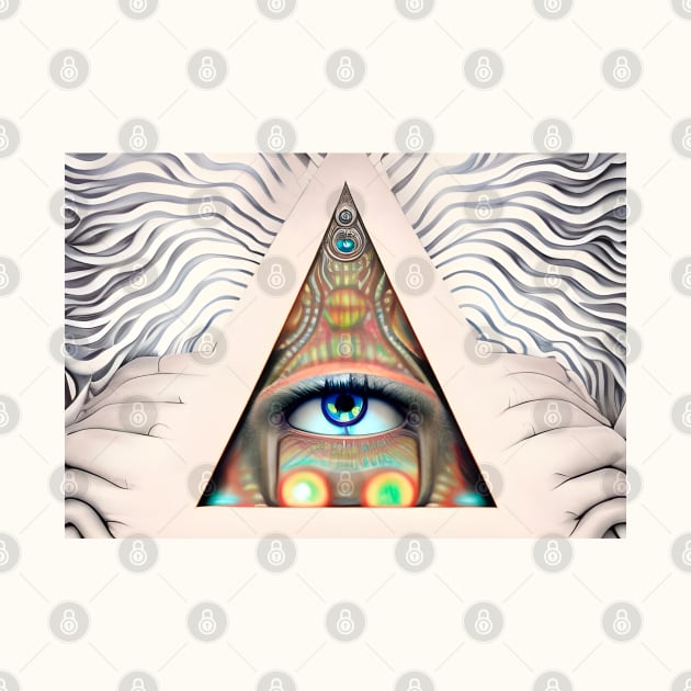 Illuminated Vision (5) - Trippy Psychedelic Eye by TheThirdEye