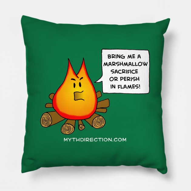 Campfire Pillow by Mythdirection