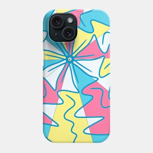 Colourful inspiration in pink, yellow and blue Phone Case