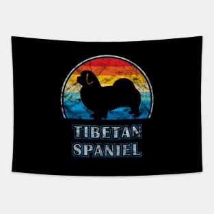 Tibetan Spaniel Vintage Design Dog Tapestry