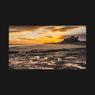 Bamburgh Castle Sunrise T-Shirt