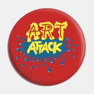 Art Attack Pin