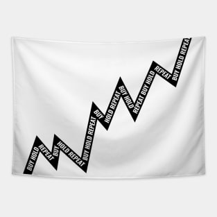 Buy Hold Repeat Line Chart Black Tapestry