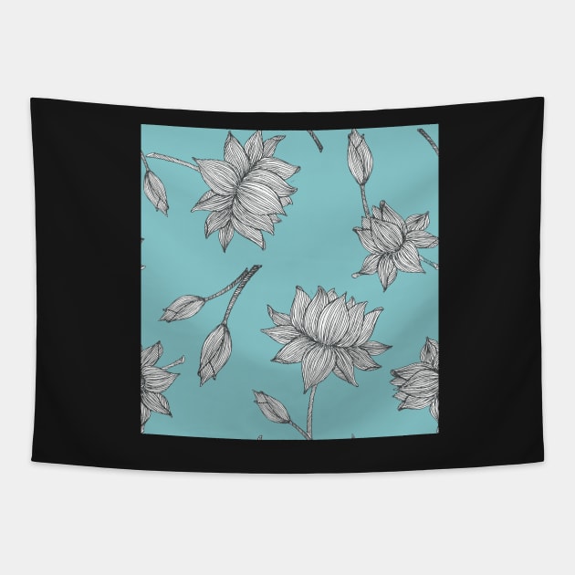 floral Tapestry by swarna artz