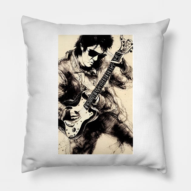 Rock n Roll Pillow by BryanWhipple