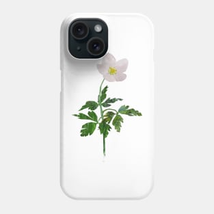 Wood anemone Phone Case