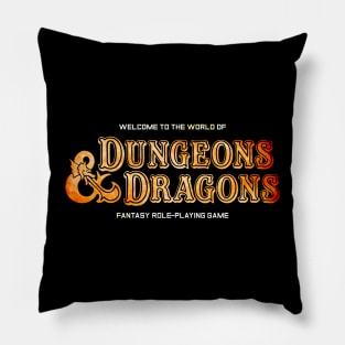 Welcome To The World Of D&D Pillow