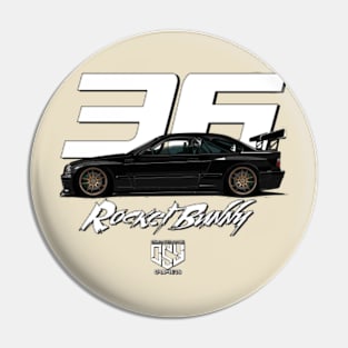 E36 M3 Rocket Bunny (Black) [ OSY Graphics ] Pin