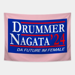 Candidate Tracker 2024 Drummer Nagata the Future is Female Tapestry