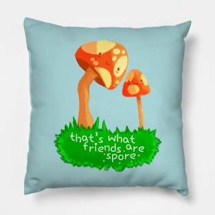 that's what friends are spore Pillow