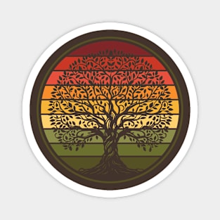 Autumn Tree of Life Magnet