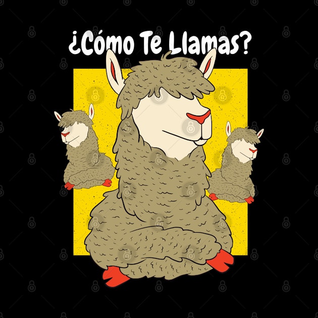 Como te llamas? Funny Maestra Spanish Teacher Art by USProudness