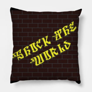 Shock The World Pillow