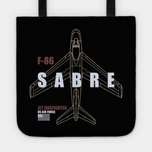 F-86 Sabre (Small logo) Tote