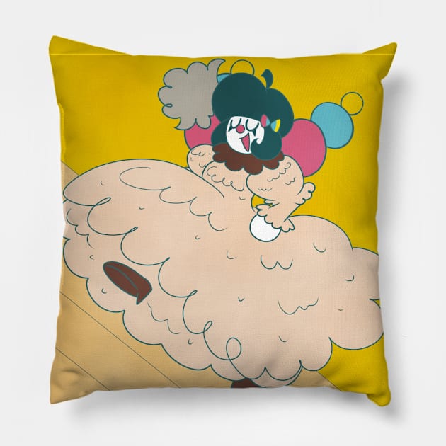 Pom Pom Can Can Pillow by MagicalMikuri