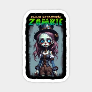 Kawaii Steampunk Zombie 07 Magnet