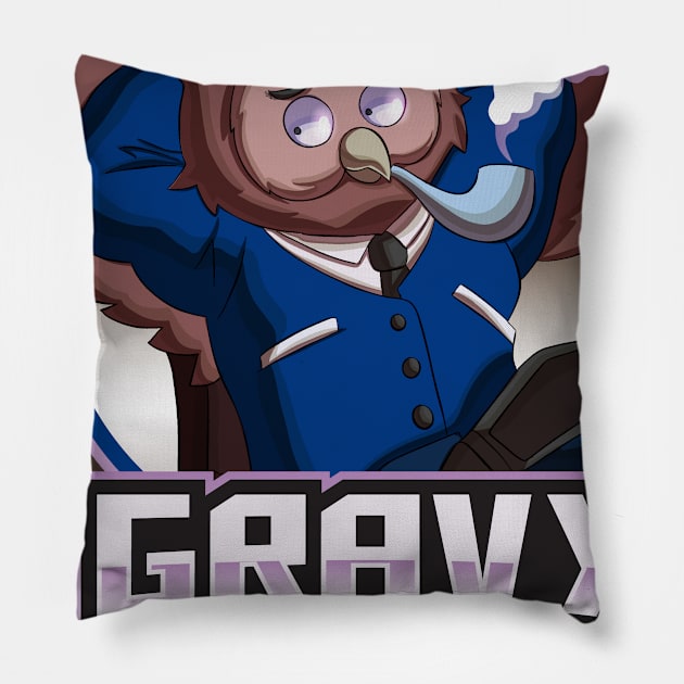 Business Owl - Gravy Industries Pillow by Different Gravy Pod