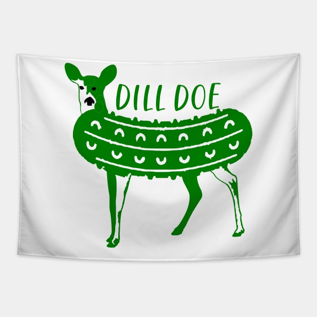 DILL DOE Tapestry by MarkBlakeDesigns