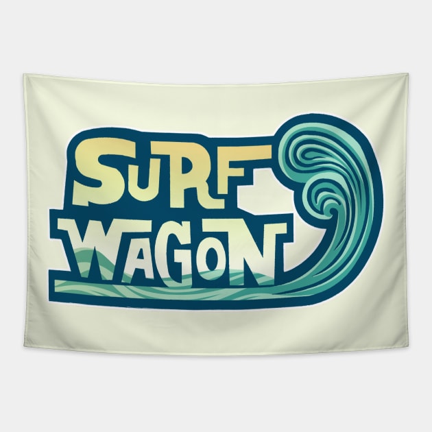 Surf Wagon Tapestry by DCMiller01