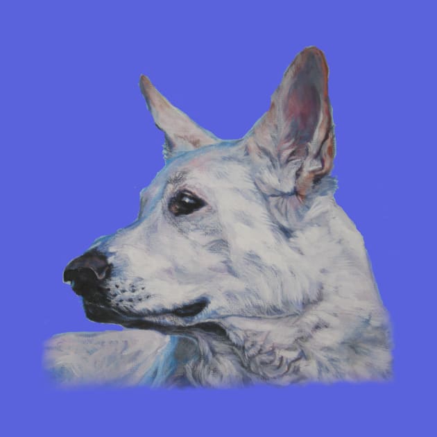 German Shepherd Fine Art Painting by LASHEPARD