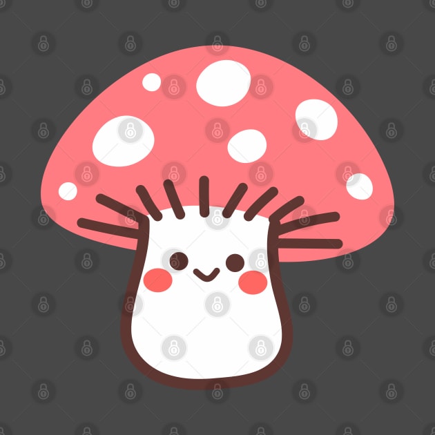 Pinkalicious Pals, Cute pink mushroom by NumbleRay