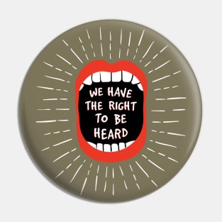 Feminism Pin