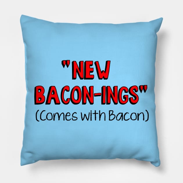 Bobs: New Bacon-Nings Burger Pillow by zerobriant