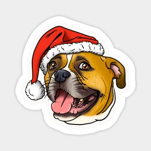 Christmas Boxer Magnet